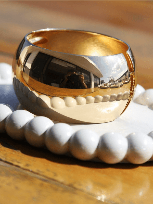 Trevo Brand Bracelete Sphere Dourado